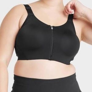 High Support sculpt zip front bra - 44DD/E
